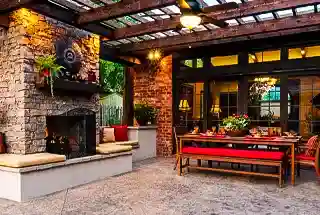 Barbecue Area at K Raheja Amaltis