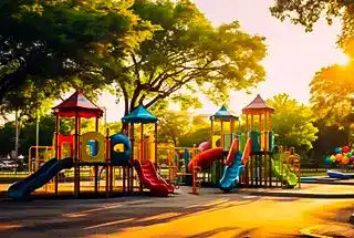 Kid's Play Area at K Raheja Amaltis